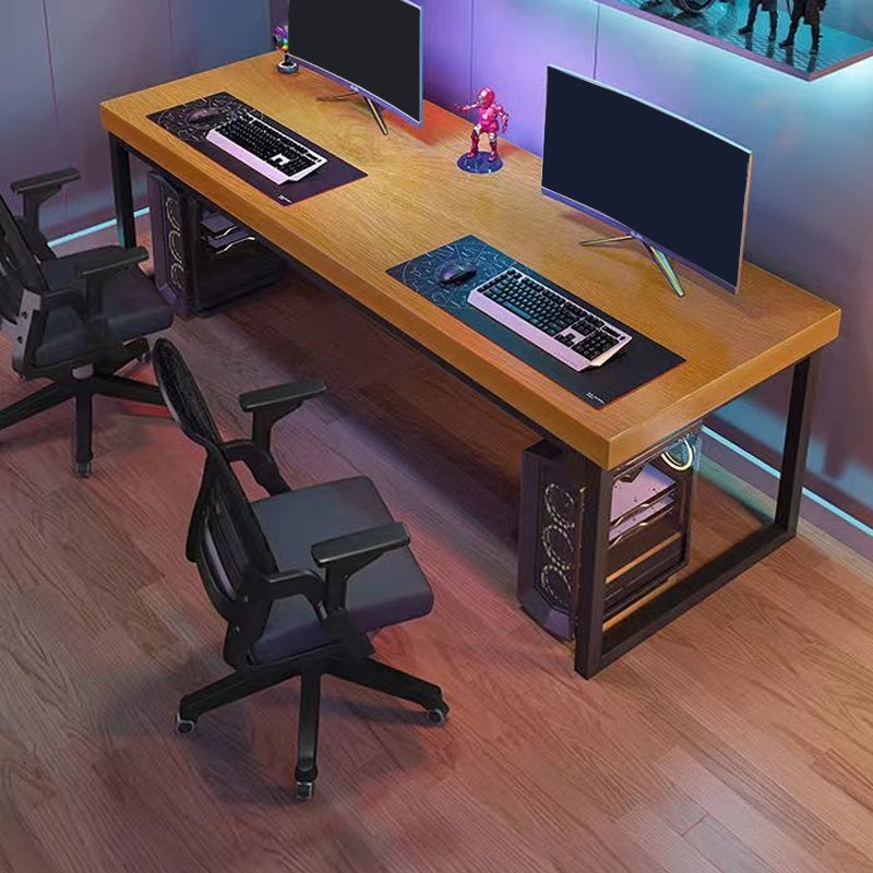 Artificial Wood and Steel Writing Desk Industrial Computer Desk for Bedroom