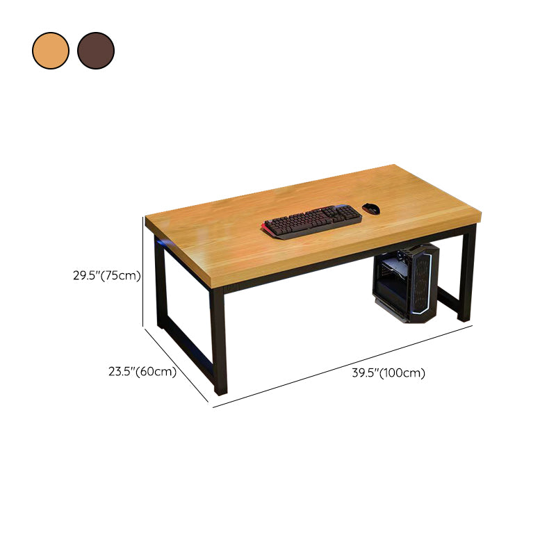 Artificial Wood and Steel Writing Desk Industrial Computer Desk for Bedroom