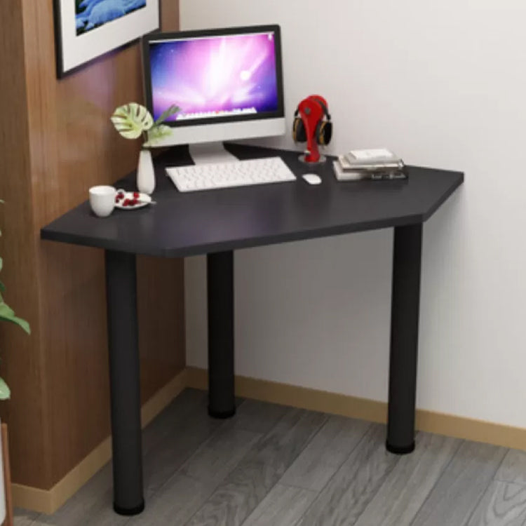 Wooden Writing Desk Contemporary Office Desk with Metal Legs