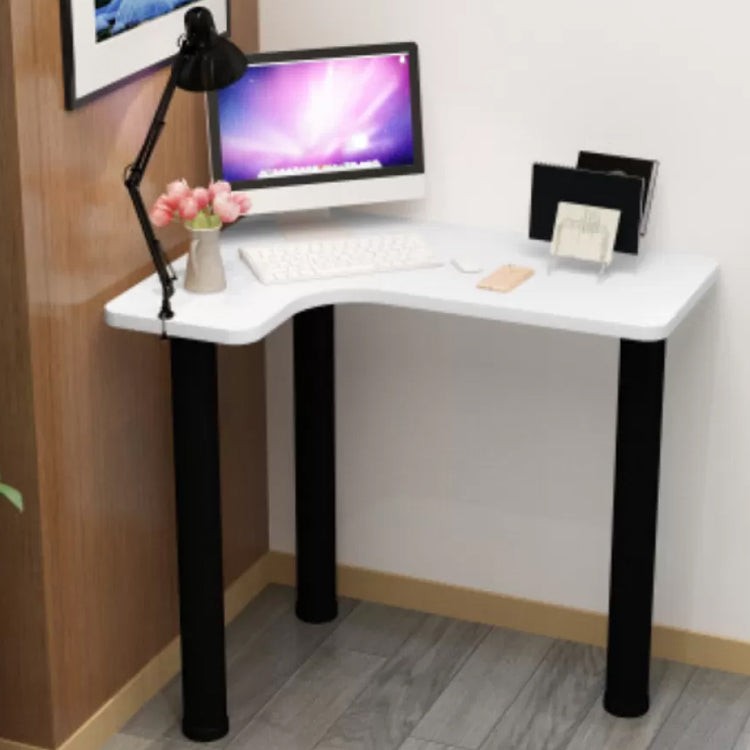 Wooden Writing Desk Contemporary Office Desk with Metal Legs