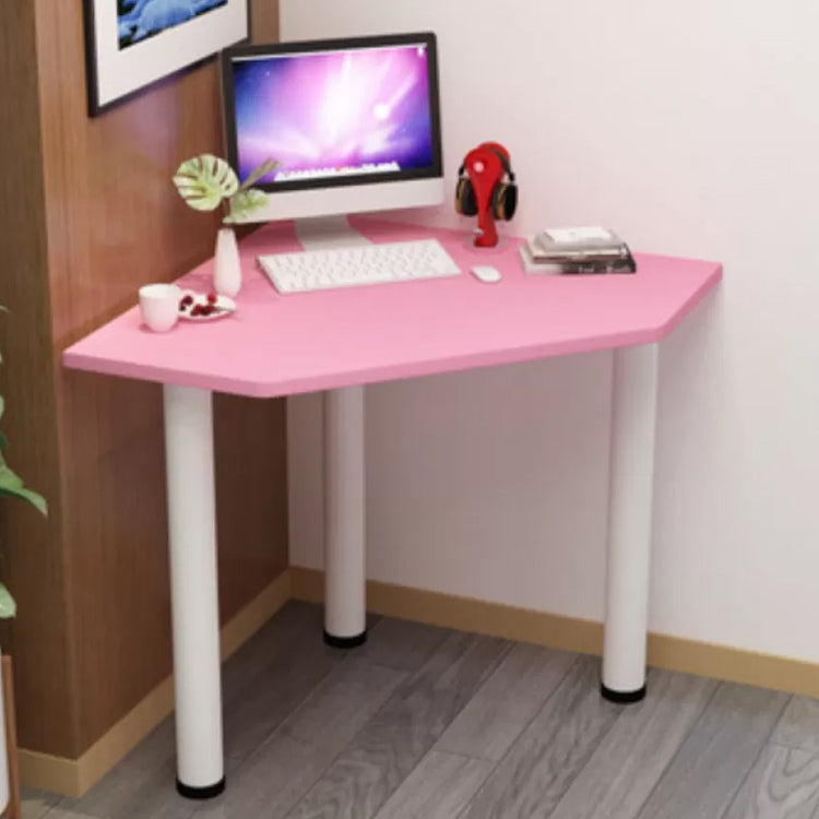 Wooden Writing Desk Contemporary Office Desk with Metal Legs