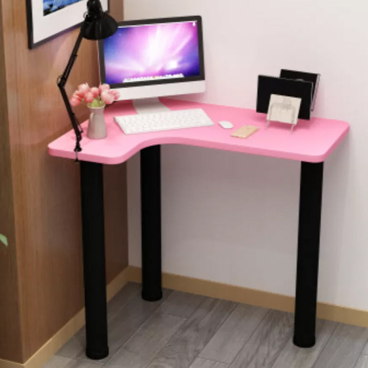 Wooden Writing Desk Contemporary Office Desk with Metal Legs