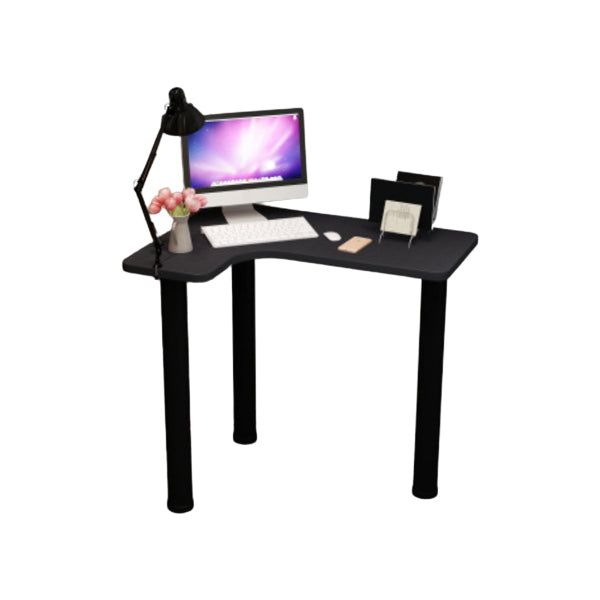 Wooden Writing Desk Contemporary Office Desk with Metal Legs