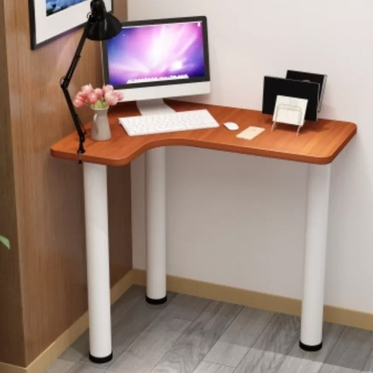 Wooden Writing Desk Contemporary Office Desk with Metal Legs