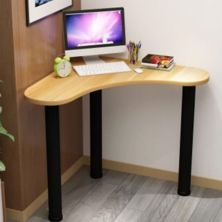 Wooden Writing Desk Contemporary Office Desk with Metal Legs