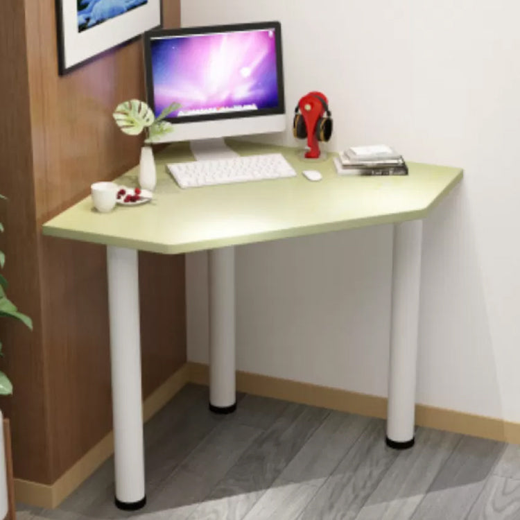 Wooden Writing Desk Contemporary Office Desk with Metal Legs