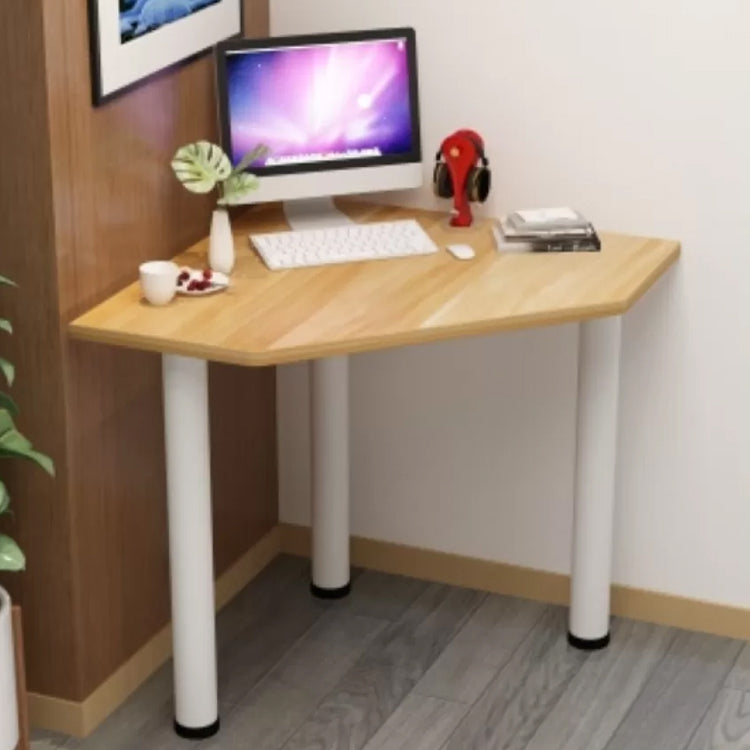 Wooden Writing Desk Contemporary Office Desk with Metal Legs