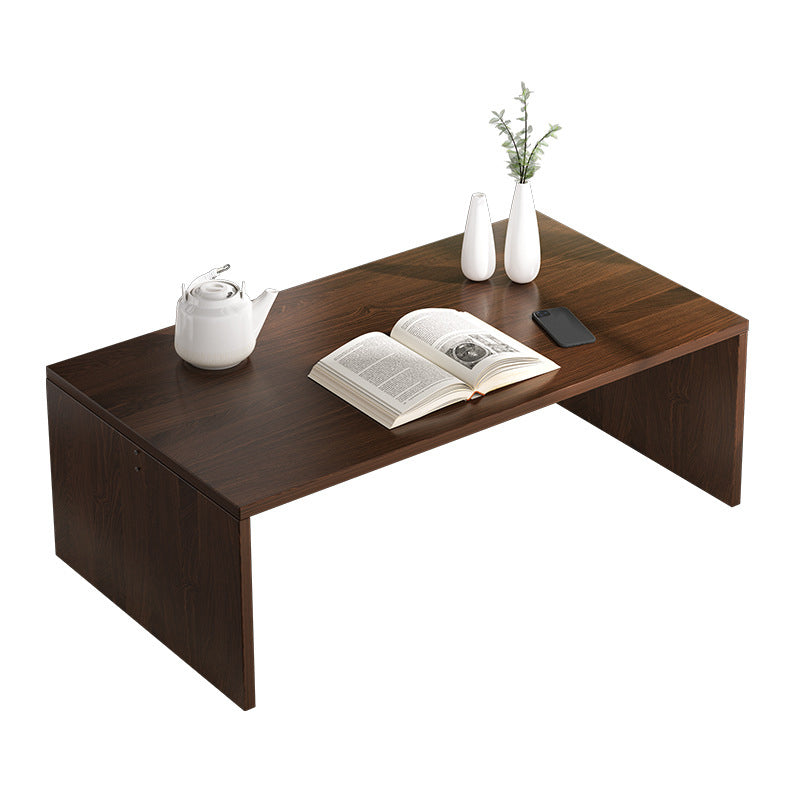 Contemporary Wooden Writing Desk Sled Home Rectangular Office Desk