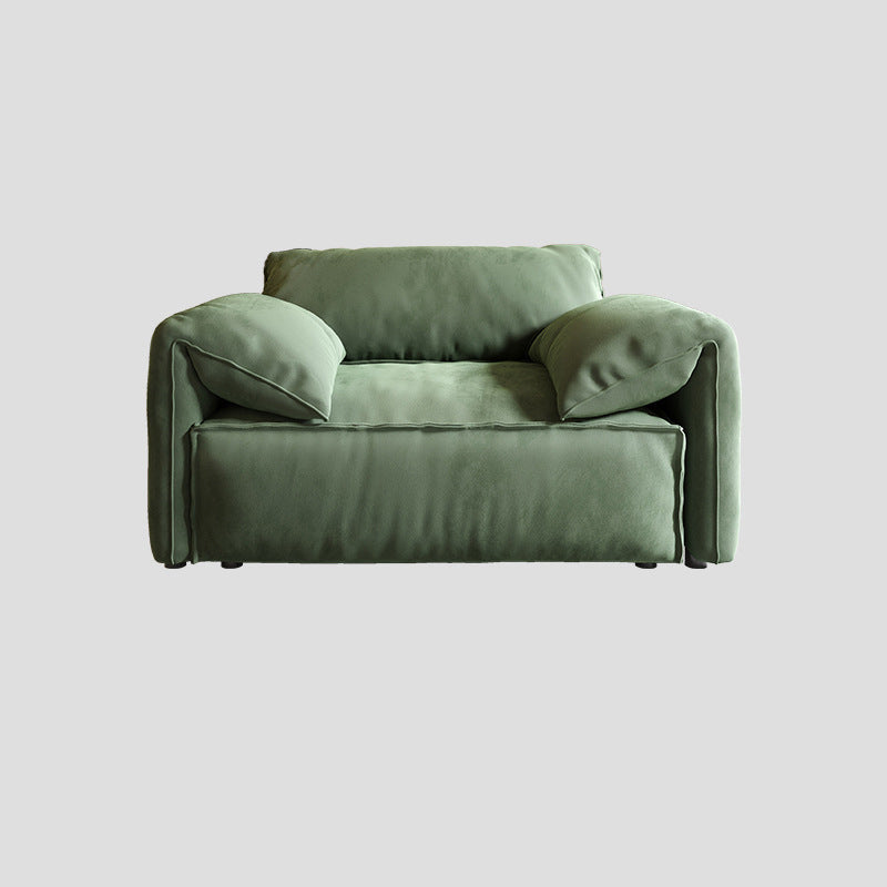 Down Fill Cushions Living Room Standard Green Contemporary Seating