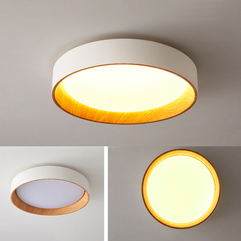 White Modernism Ceiling Light LED Flush Mount Lighting for Home Hallway