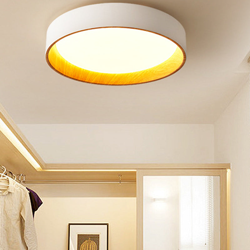 White Modernism Ceiling Light LED Flush Mount Lighting for Home Hallway