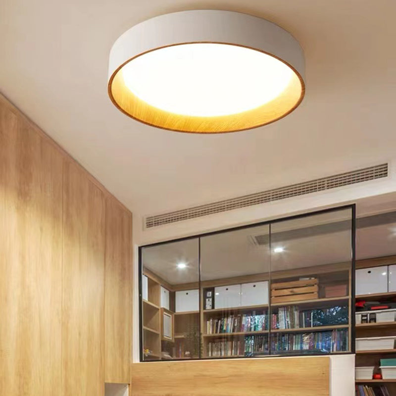 White Modernism Ceiling Light LED Flush Mount Lighting for Home Hallway