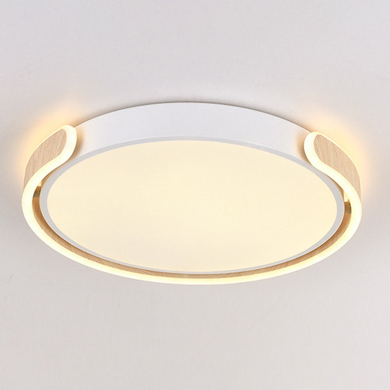 LED White Ceiling Light Modern Acrylic Flush Mount Lighting for Room