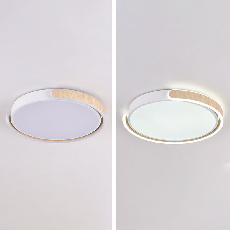 LED White Ceiling Light Modern Acrylic Flush Mount Lighting for Room