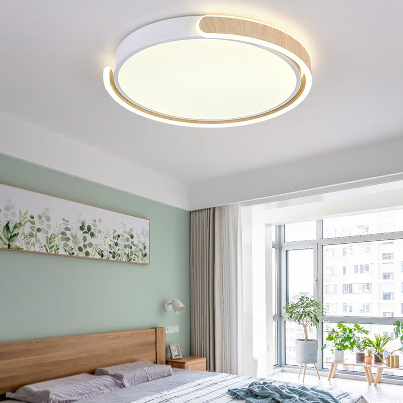 LED White Ceiling Light Modern Acrylic Flush Mount Lighting for Room