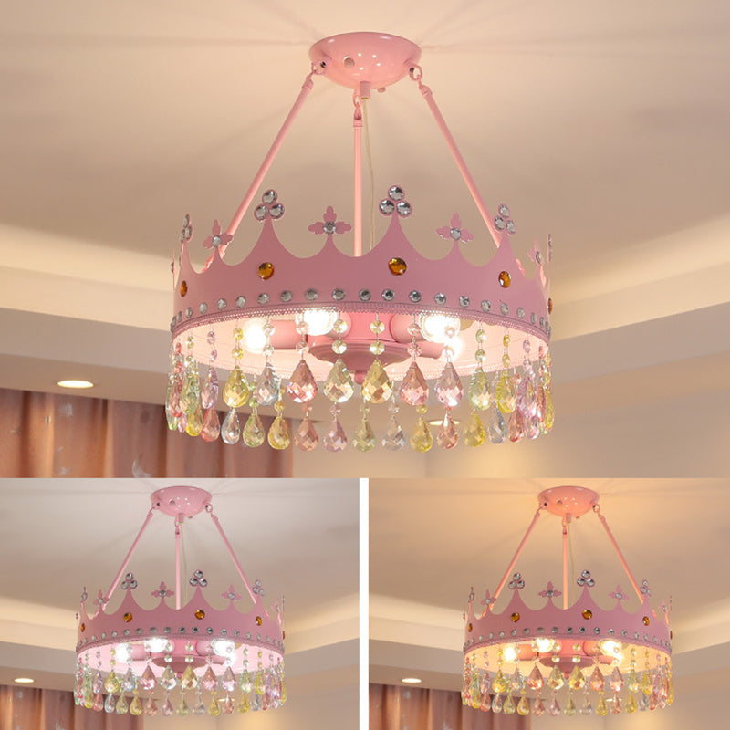 Contemporary Ceiling Light Creative Crystal Flush Mount Light Fixture