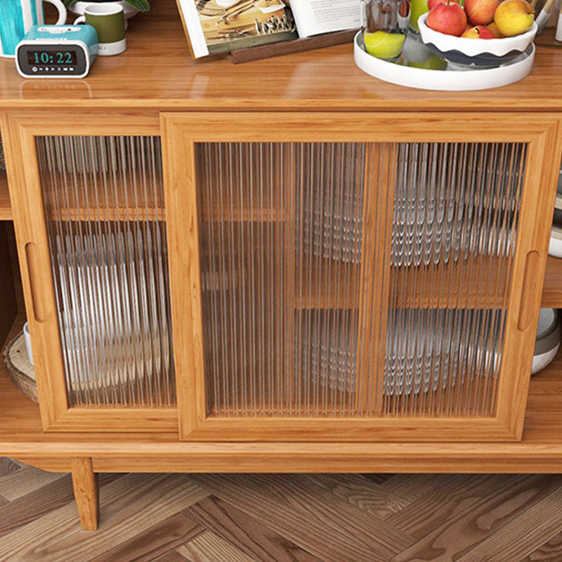 Modern Buffet Sideboard Solid Wood Sideboard with Cabinets and Cabinets