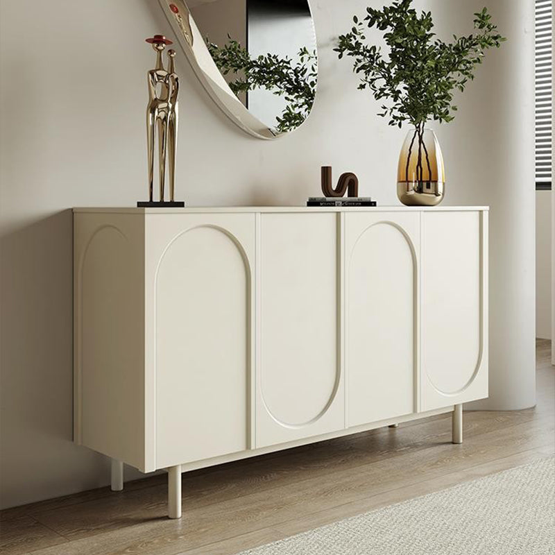 Contemporary Dining Server Wood Sideboard Table with Cabinets