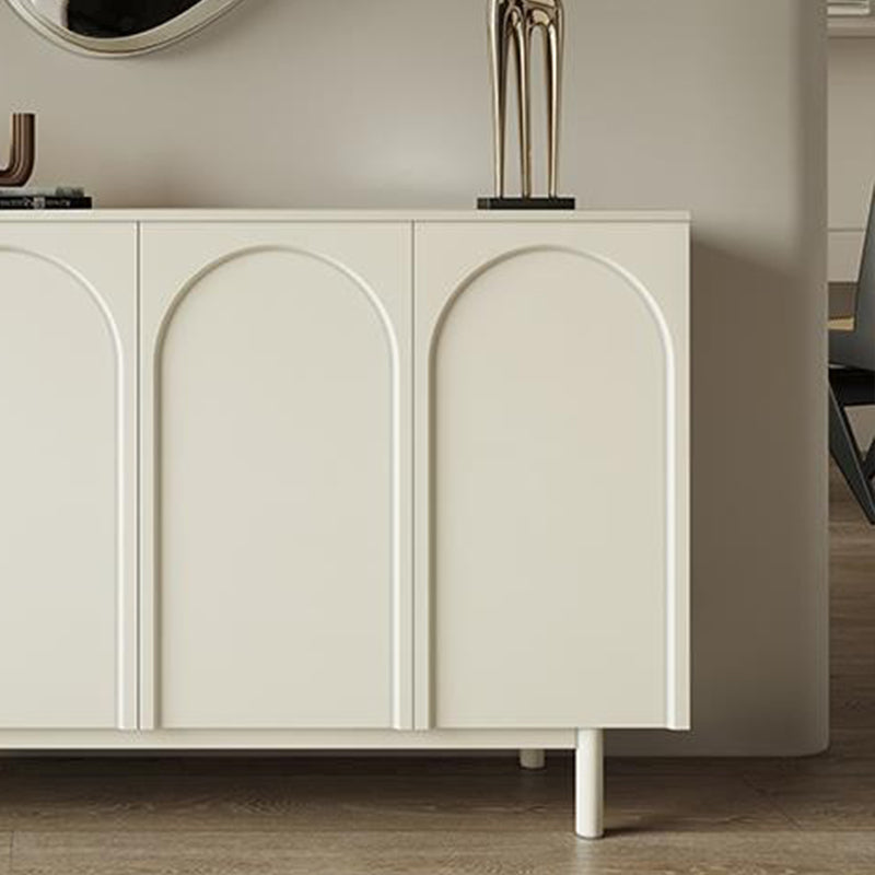 Contemporary Dining Server Wood Sideboard Table with Cabinets