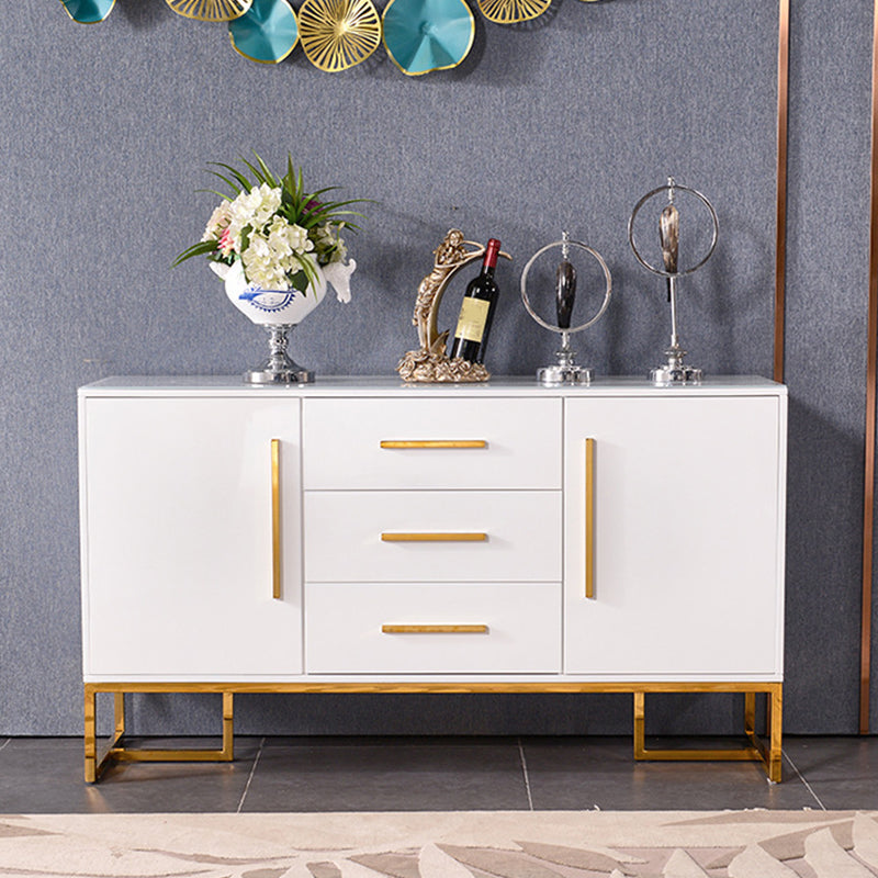 Glam Sideboard Buffet 2 Doors and 3 Drawers Cabinets Buffet Sideboard