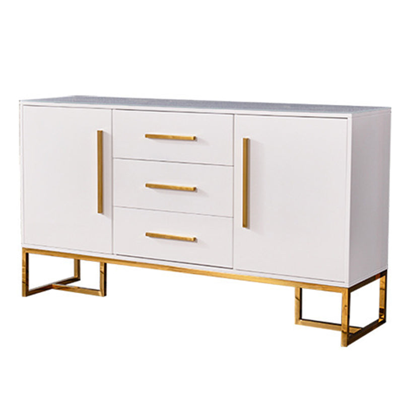 Glam Sideboard Buffet 2 Doors and 3 Drawers Cabinets Buffet Sideboard