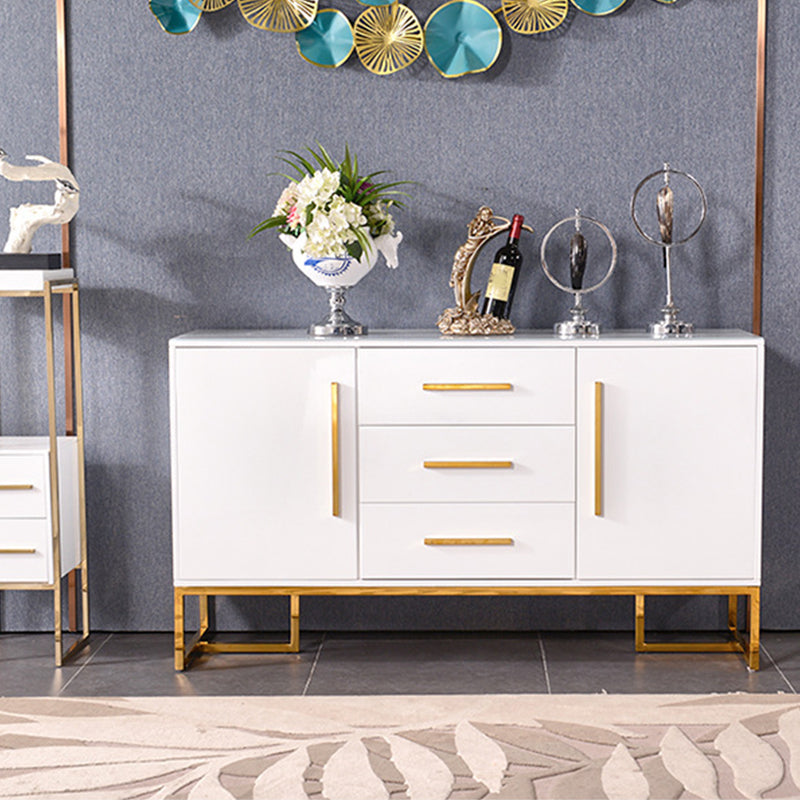 Glam Sideboard Buffet 2 Doors and 3 Drawers Cabinets Buffet Sideboard