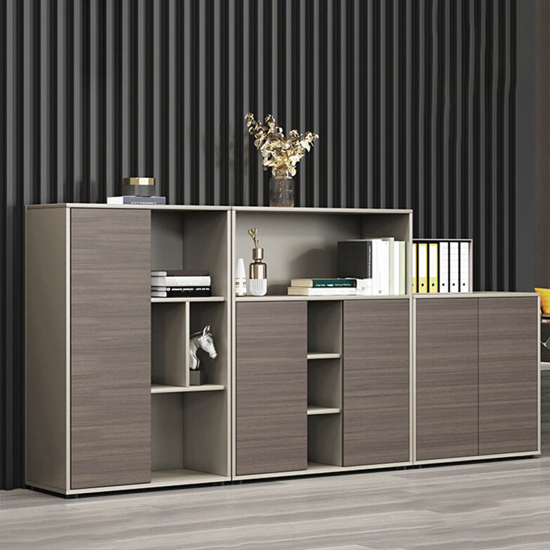 Scandinavian Vertical Filing Cabinet Wood Storage Filing Cabinet for Home Office