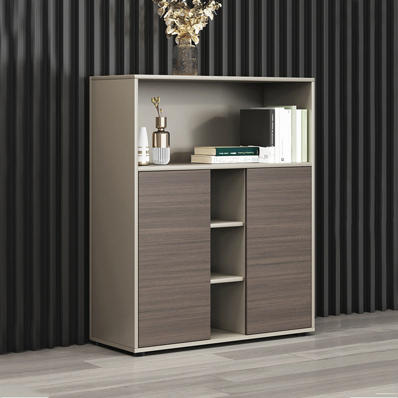 Scandinavian Vertical Filing Cabinet Wood Storage Filing Cabinet for Home Office