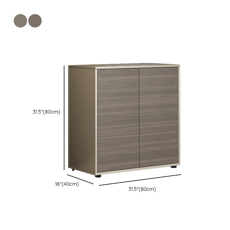 Scandinavian Vertical Filing Cabinet Wood Storage Filing Cabinet for Home Office