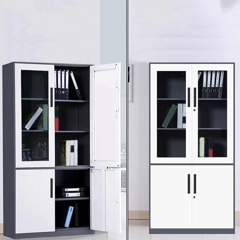 Modern File Cabinet Storage Shelves Color Block File Cabinet for Home or Office