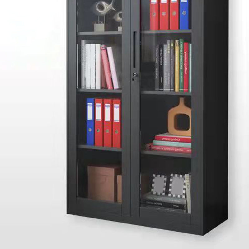 Modern File Cabinet Solid Color Vertical Metal File Cabinet with Storage Shelves