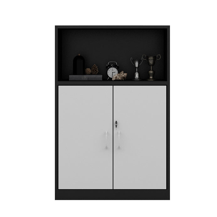 Nordic Style File Cabinets Solid Wood Horizontal File Cabinet with Key Lock Office