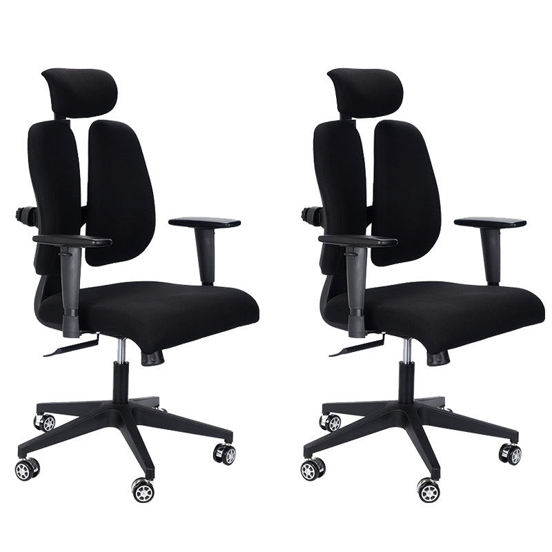 Modern Desk Chair Mesh Executiver Chair High-Back Chair in Black