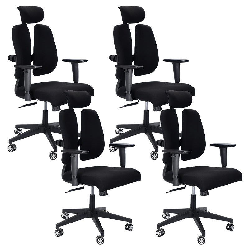 Modern Desk Chair Mesh Executiver Chair High-Back Chair in Black