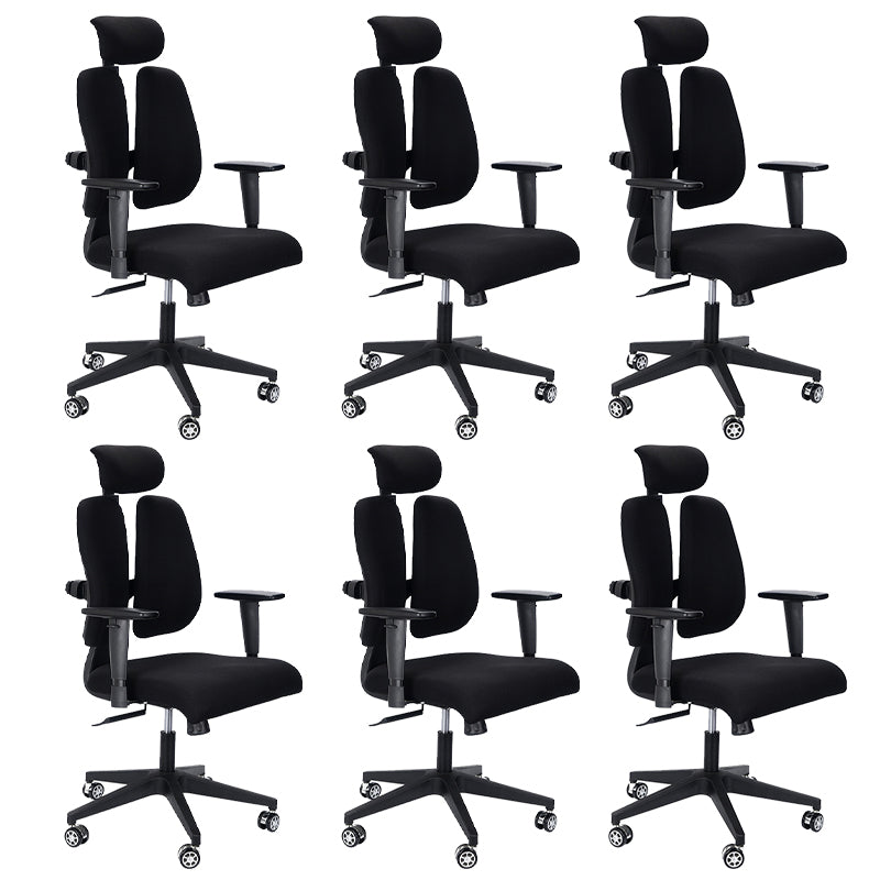 Modern Desk Chair Mesh Executiver Chair High-Back Chair in Black