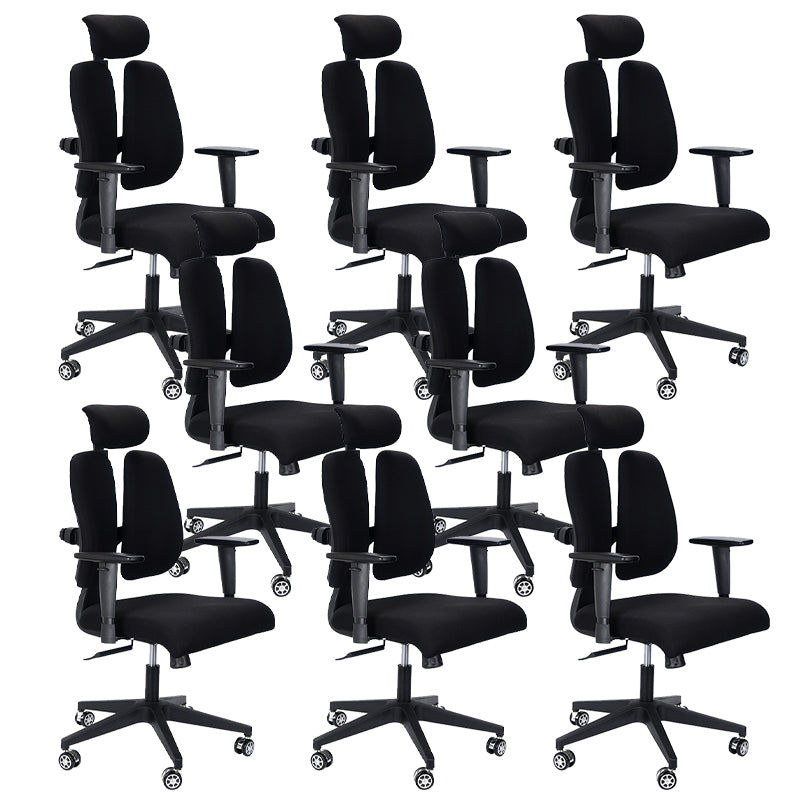 Modern Desk Chair Mesh Executiver Chair High-Back Chair in Black