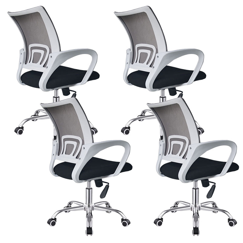 Contemporary Desk Chair Mid Back Breathable AirGrid Office Chair