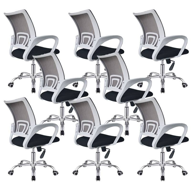 Contemporary Desk Chair Mid Back Breathable AirGrid Office Chair