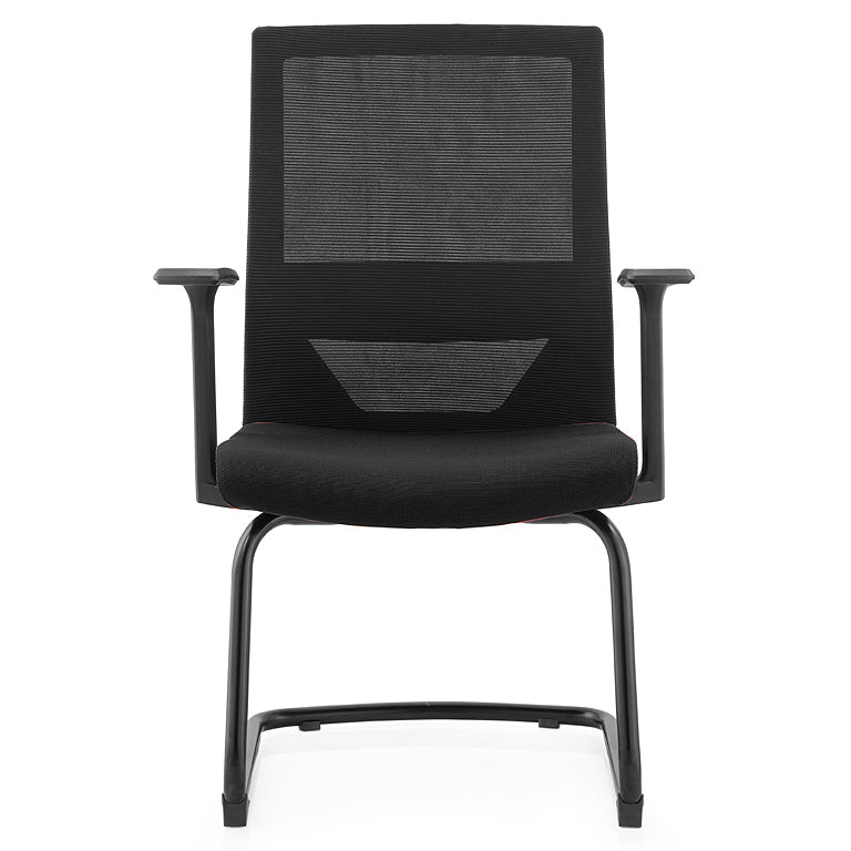 Contemporary Microfiber Chair Conference High Back Arm Chair