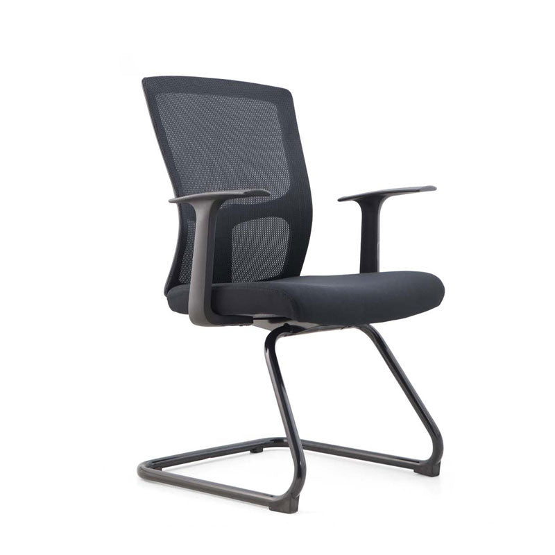 Contemporary Microfiber Chair Task Mid-Back Desk Chair for Office