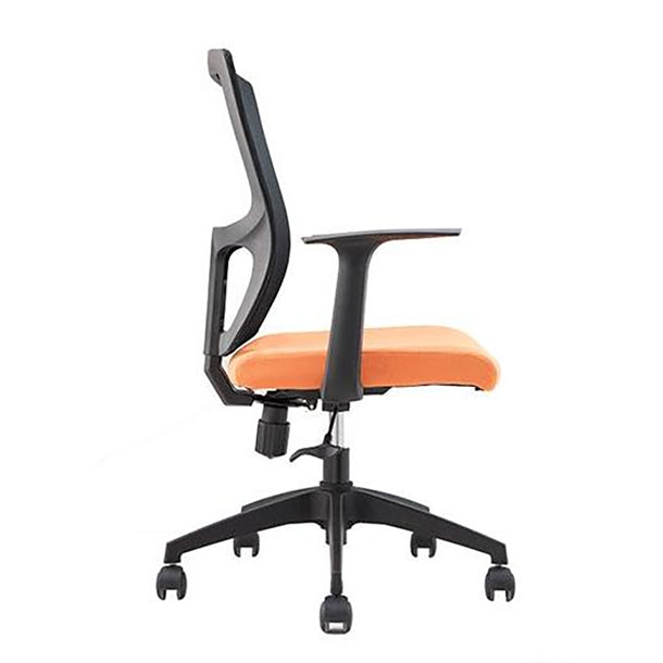 Contemporary Microfiber Chair Task Mid-Back Desk Chair for Office