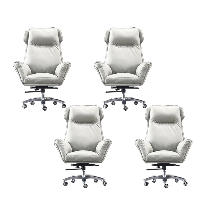 Modern Executive Swivel Office Chair High Back Armless Managers Chair