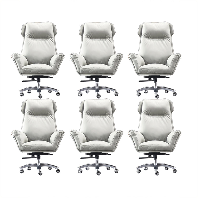 Modern Executive Swivel Office Chair High Back Armless Managers Chair