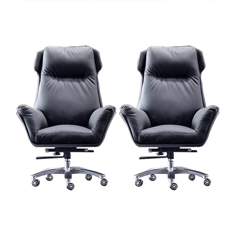 Modern Executive Swivel Office Chair High Back Armless Managers Chair