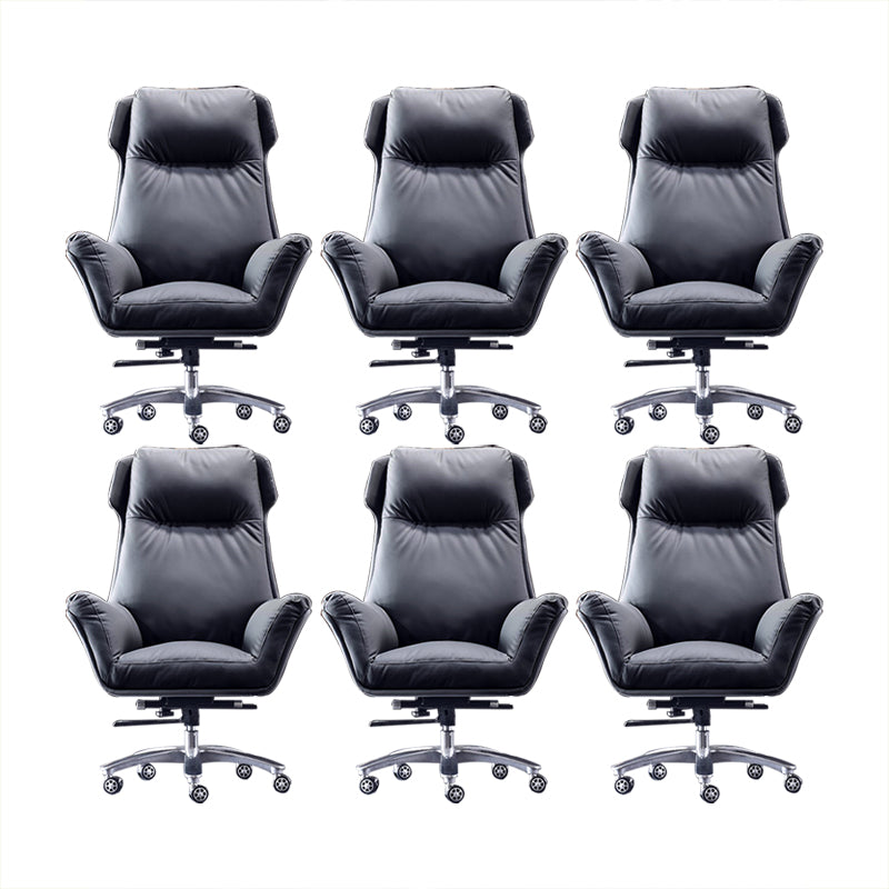 Modern Executive Swivel Office Chair High Back Armless Managers Chair