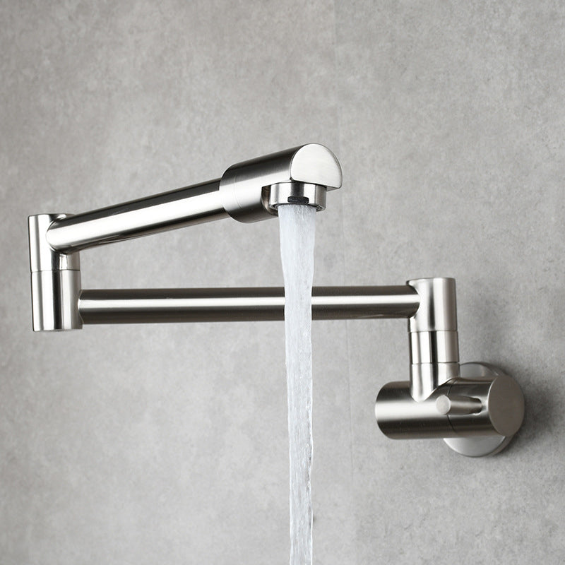 Modern Wall Mounted Faucet Solid Color Wall Mounted Bathroom Faucet