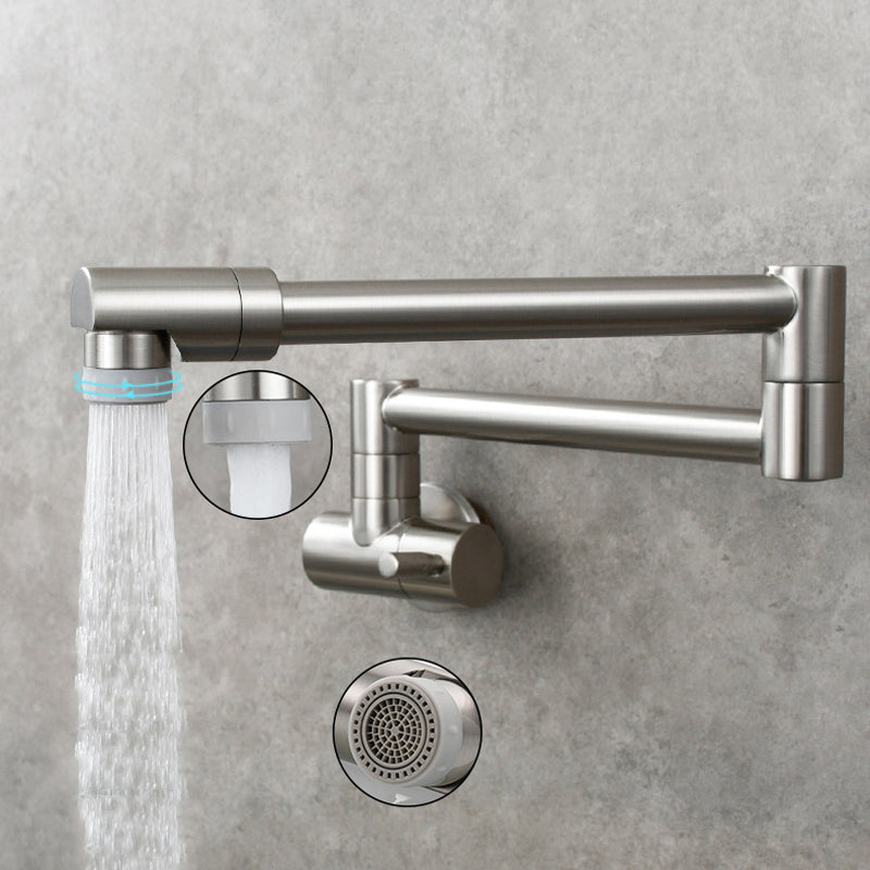 Modern Wall Mounted Faucet Solid Color Wall Mounted Bathroom Faucet