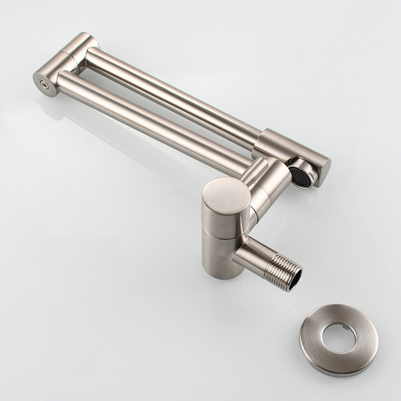 Modern Wall Mounted Faucet Solid Color Wall Mounted Bathroom Faucet