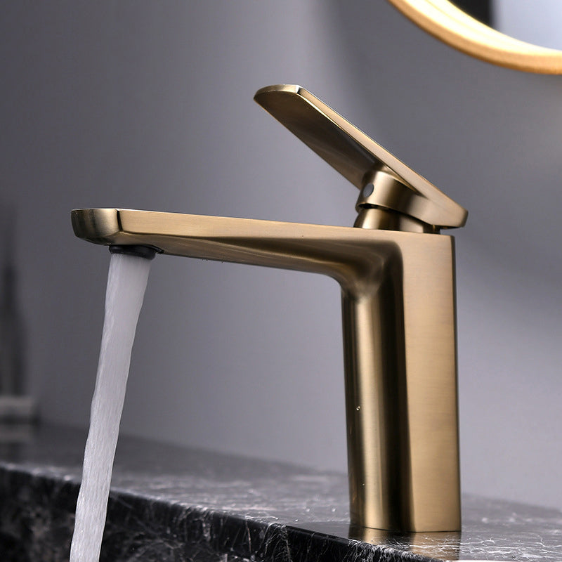 Glam Sink Faucet Brass Lever Handles Vessel Sink Bathroom Faucet