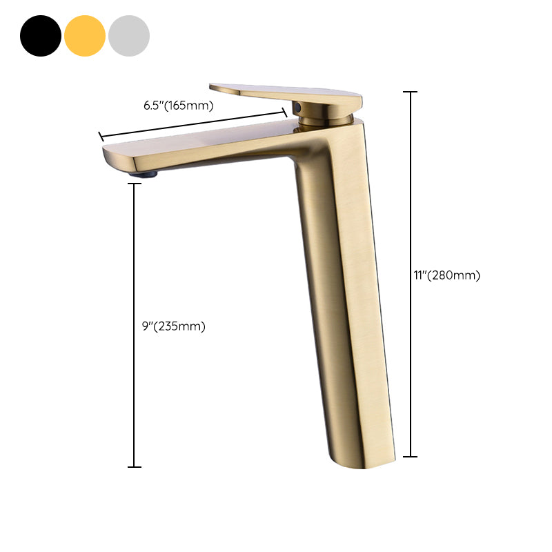 Glam Sink Faucet Brass Lever Handles Vessel Sink Bathroom Faucet